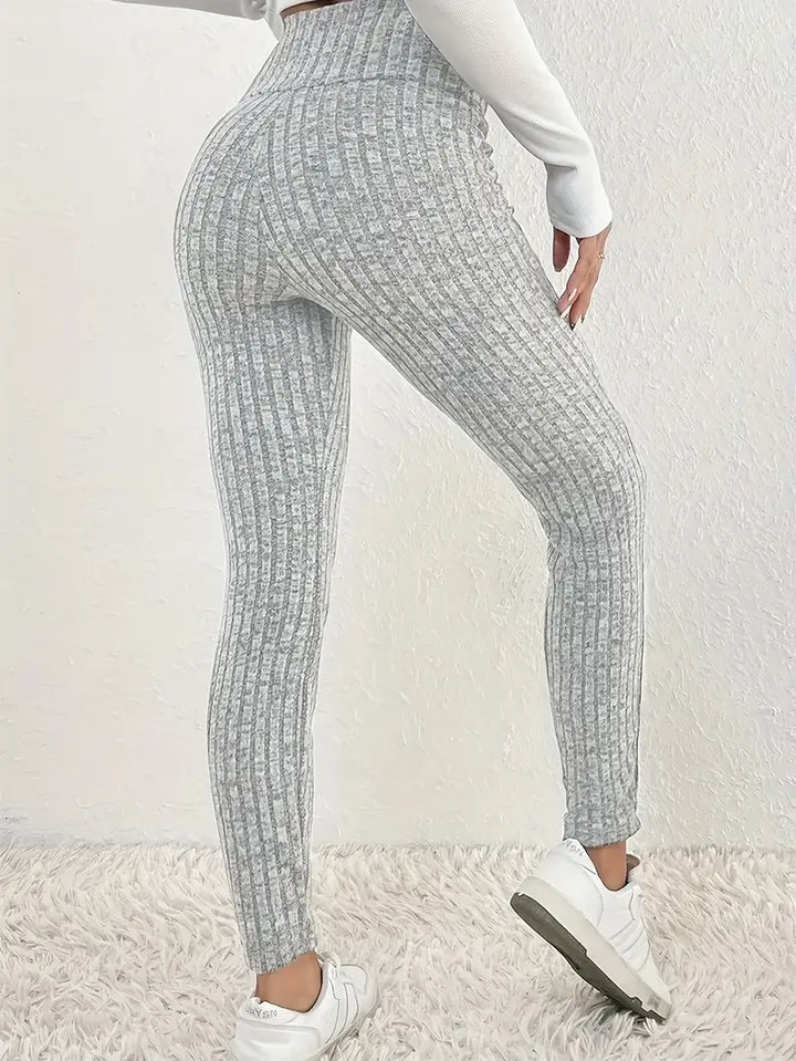 Drune | Gestrickte Leggings mit Fleecefutter