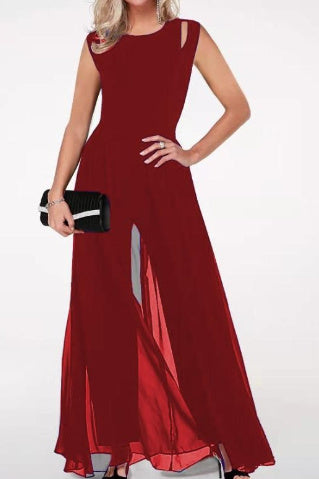 Drune | Einfarbiger Damen Jumpsuit Aus Milchseide