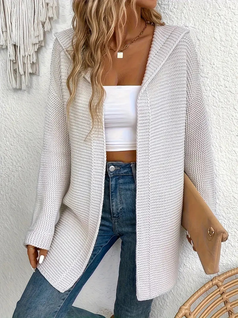 Drune | Strickjacke mit Angriffsbereiter Kapuze