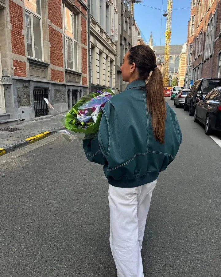 Drune | Oversize Lederjacke