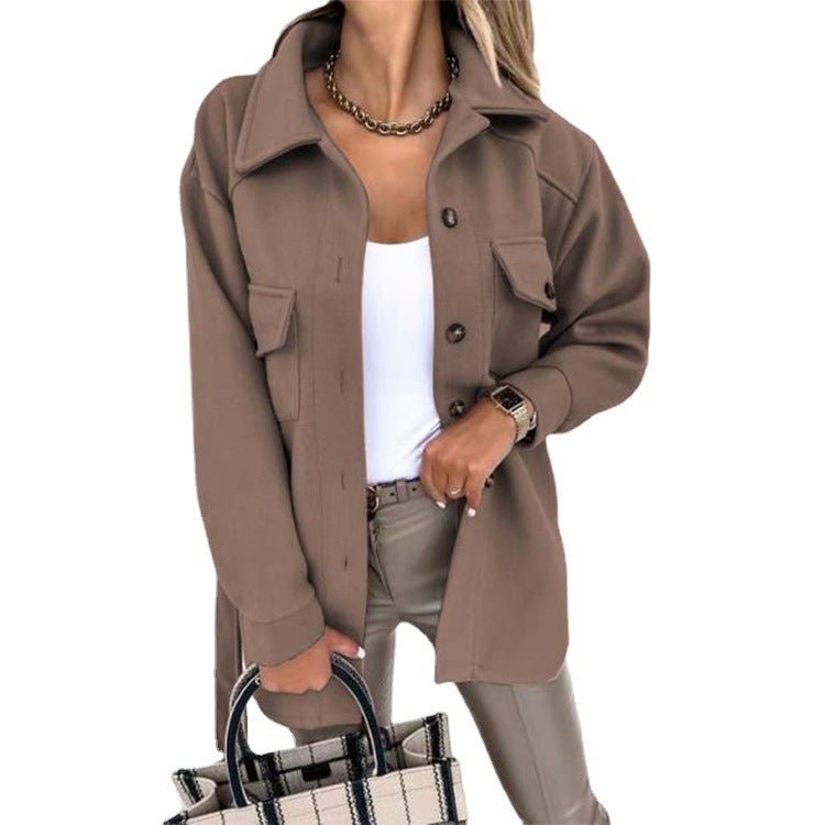 Drune | Shacket - Trendy Schicht-Stück - Weiche Baumwollmischung - Lässige Alltagskleidung
