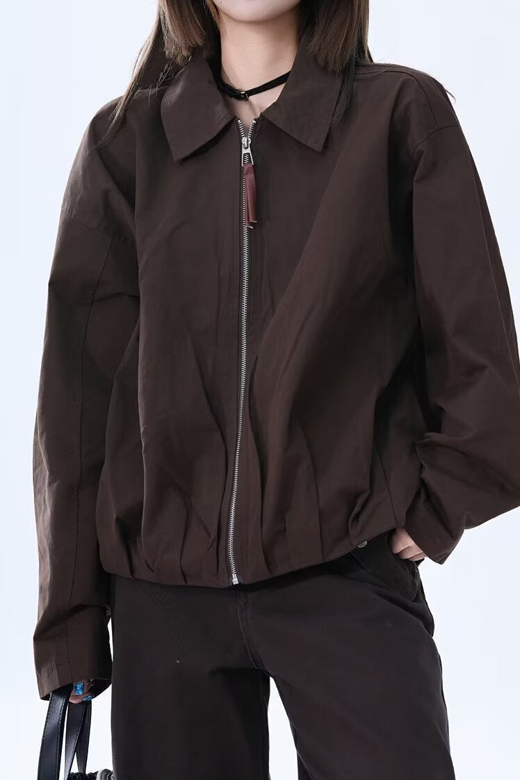 Drune | Faux Leder Entspannte Jacke