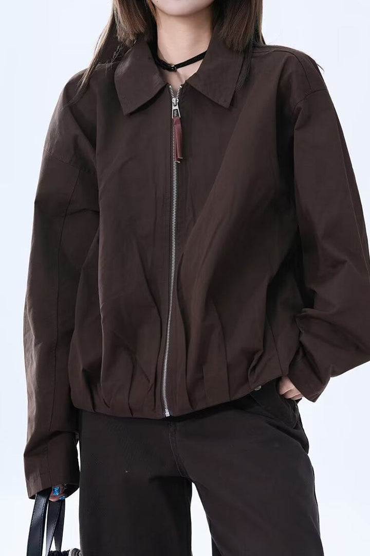 Drune | Faux Leder Entspannte Jacke