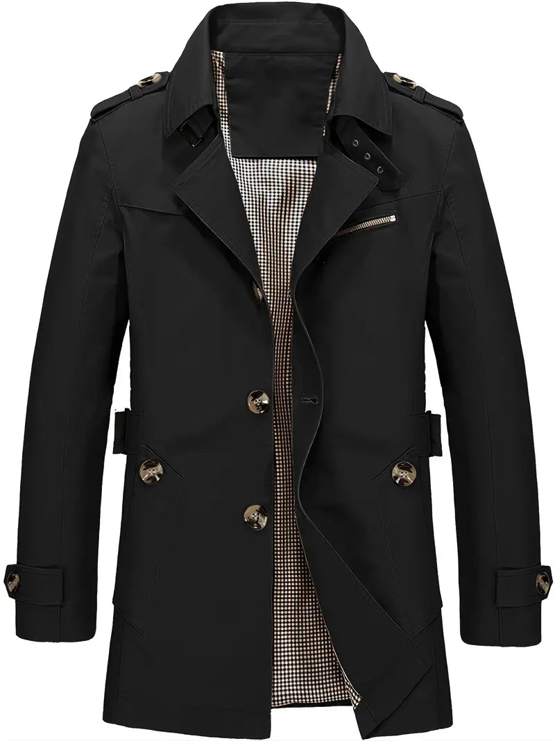 Drune | Herren Große Größe Baumwollwindjacke Für Frühling Und Herbst