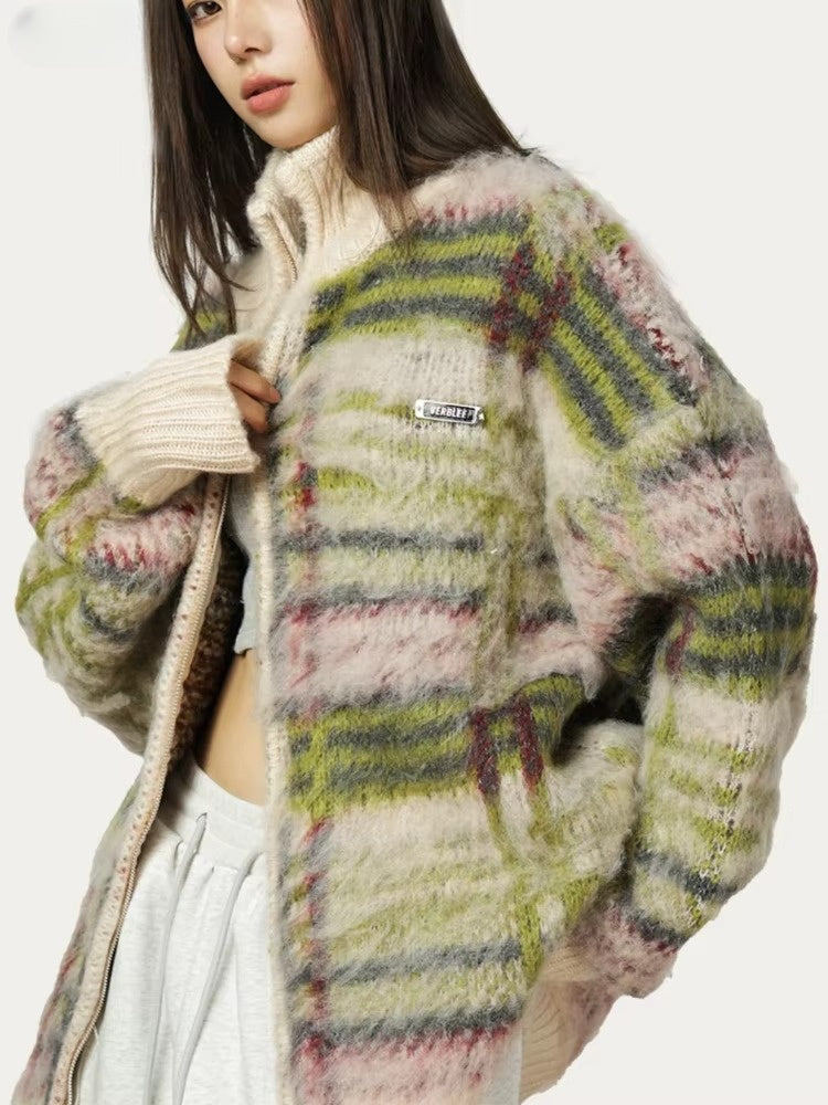 Drune | Flauschiger Strickcardigan