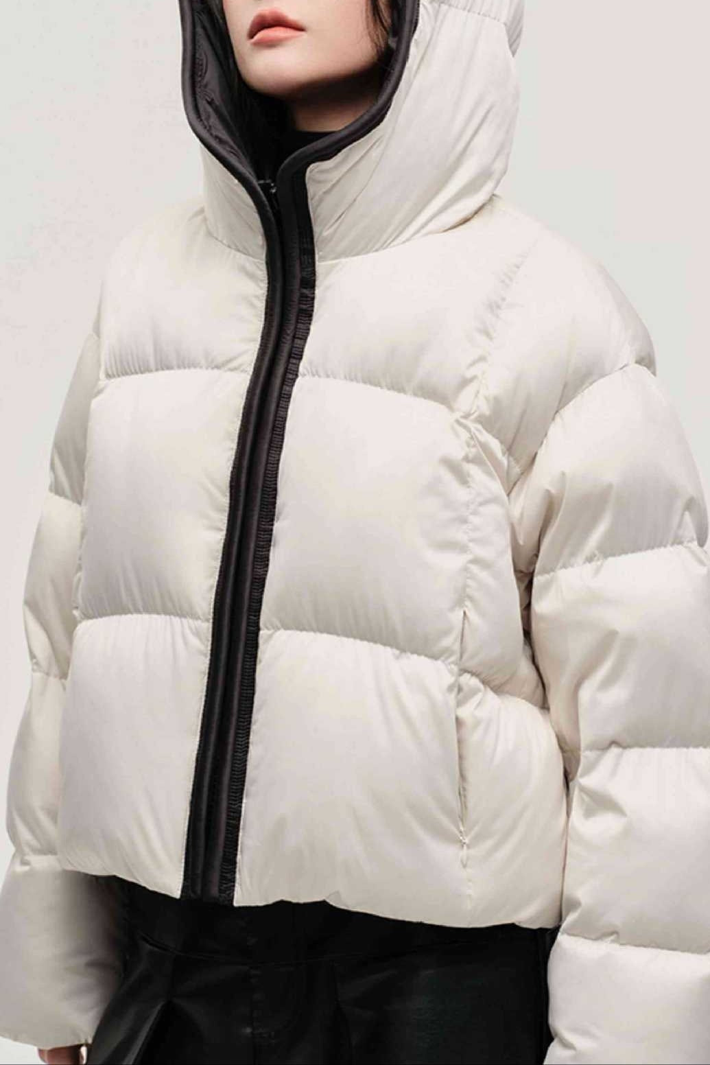 Drune | Kapuzenisolierte Pufferjacke
