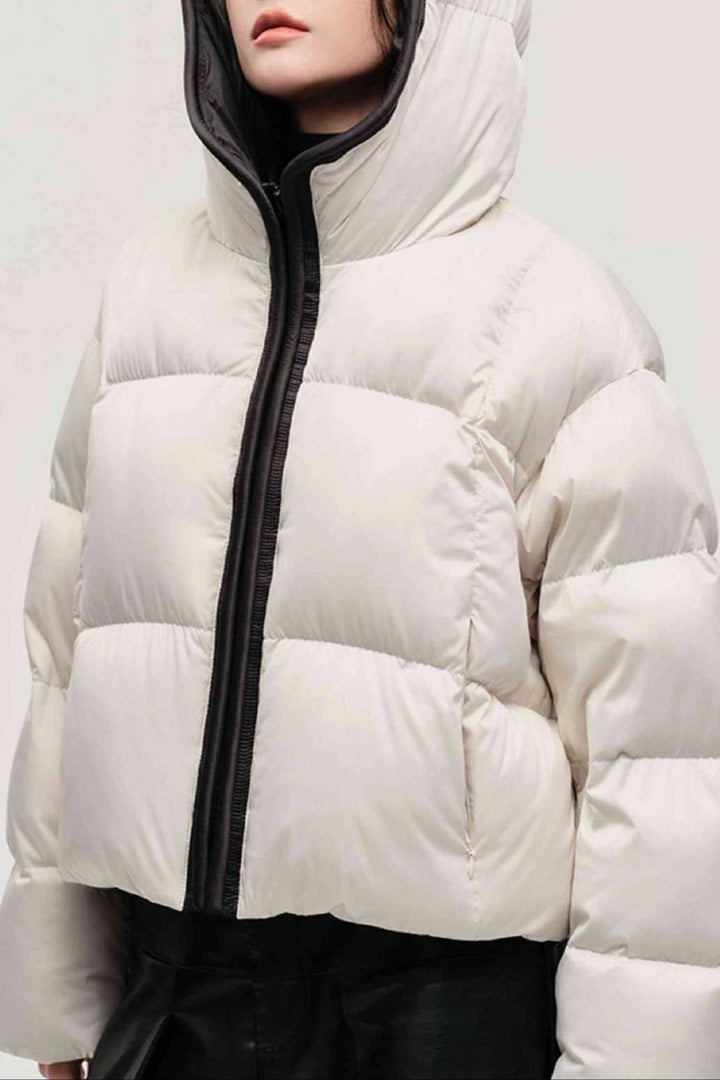 Drune | Kapuzenisolierte Pufferjacke