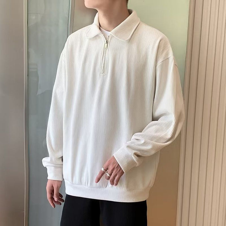 Drune | Herrenpullover mit Revers