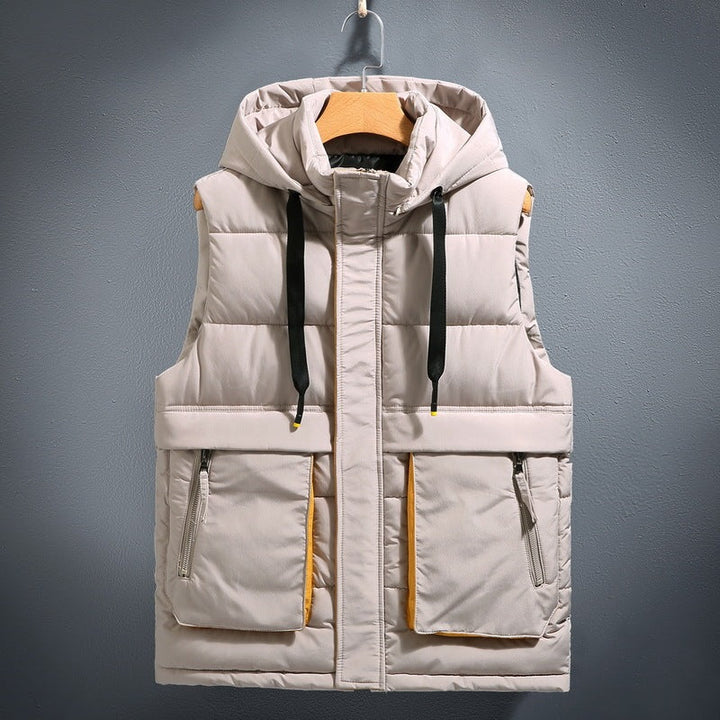 Drune | Bodywarmer mit Kapuze