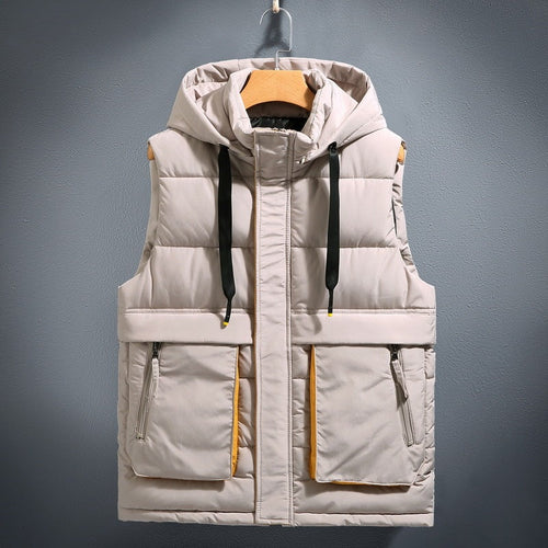 Drune | Bodywarmer mit Kapuze