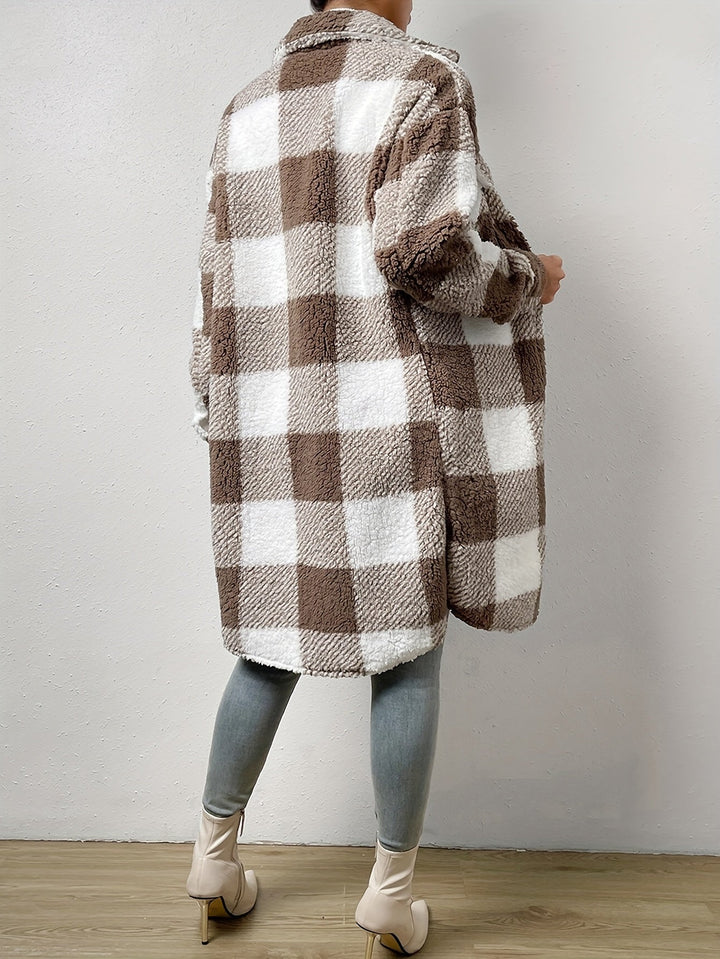 Drune | Sherpa-Jacke - elegante Damen-Außenjacke für Stil und Wärme