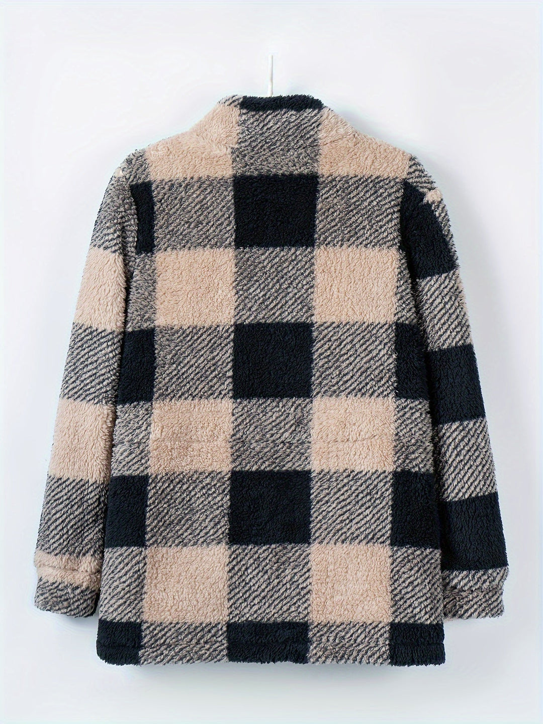 Drune | Karierte Jacke Aus Weichem Material Polyester Bequem und Stilvoll