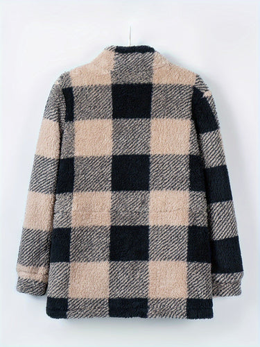 Drune | Karierte Jacke Aus Weichem Material Polyester Bequem und Stilvoll