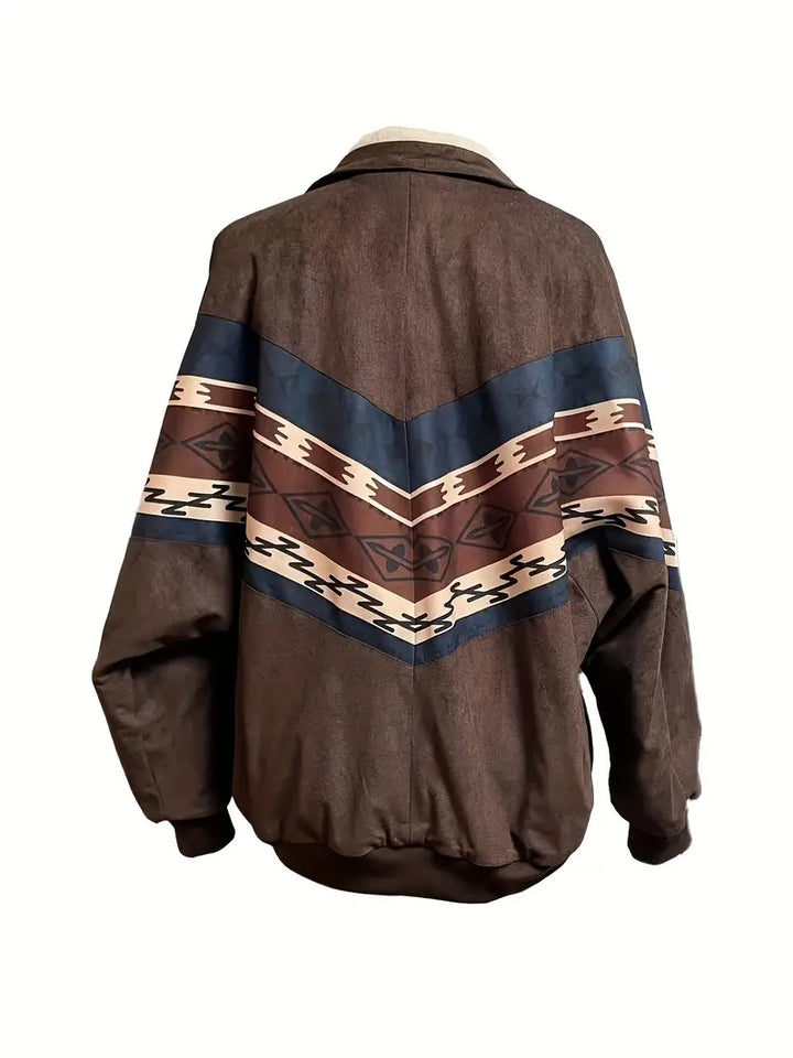 Drune | Aztec Snap Front Sherpa isolierte Jacke