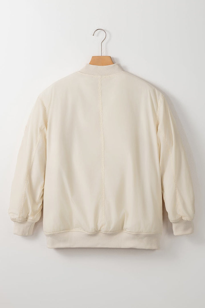 Drune | Bomberjacke - Satin-Finish - Leichte Schicht - Lässiger Streetstyle