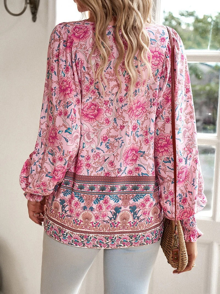 Drune | Elegantes Sommer Blumenoberteil Für Damen
