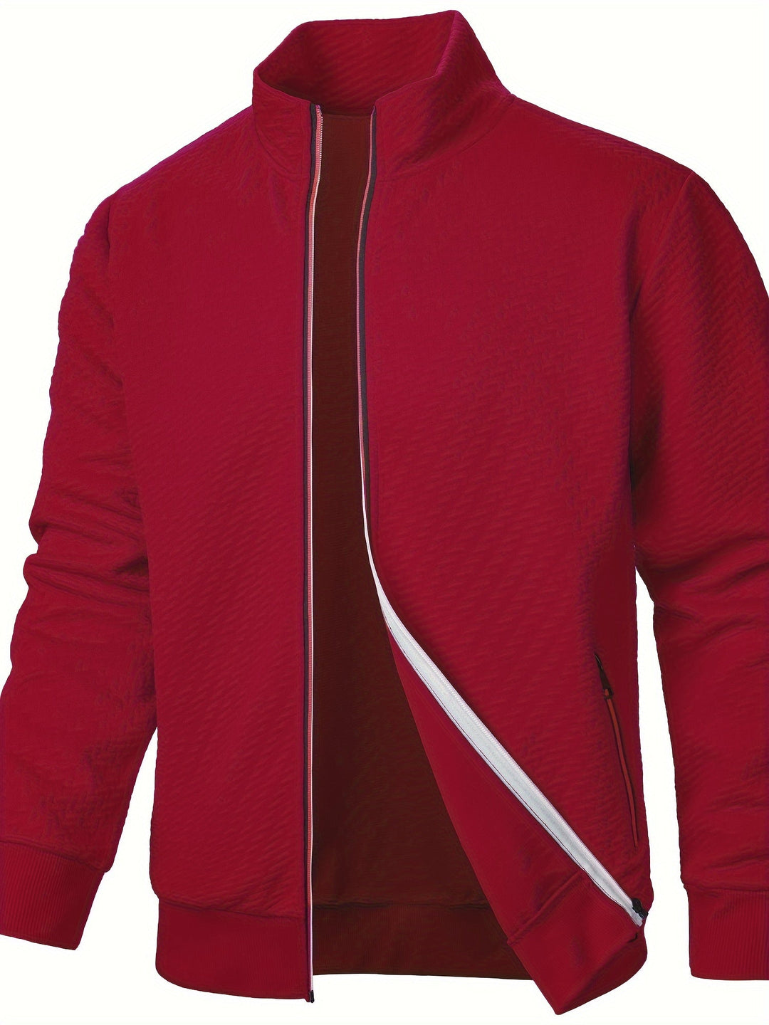 Drune | Leichtgewicht Jacke mit Strukturmuster Polyester Komfort und Stil