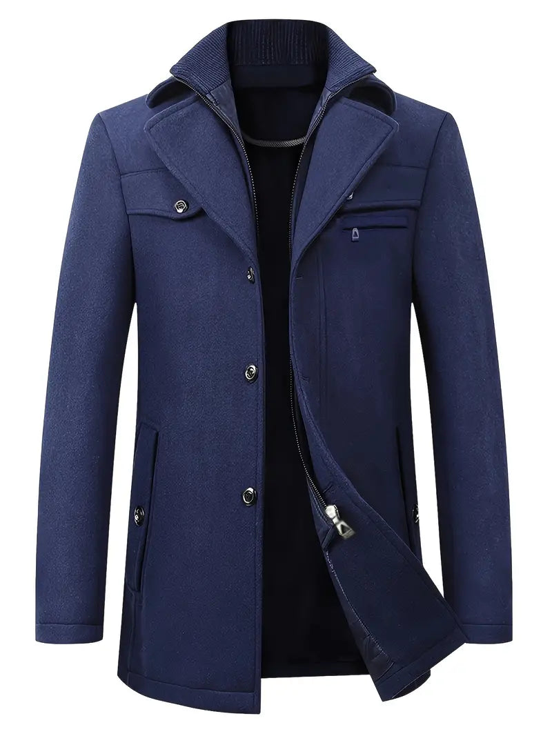 Drune | Eleganter Langer Trenchcoat Für Herren