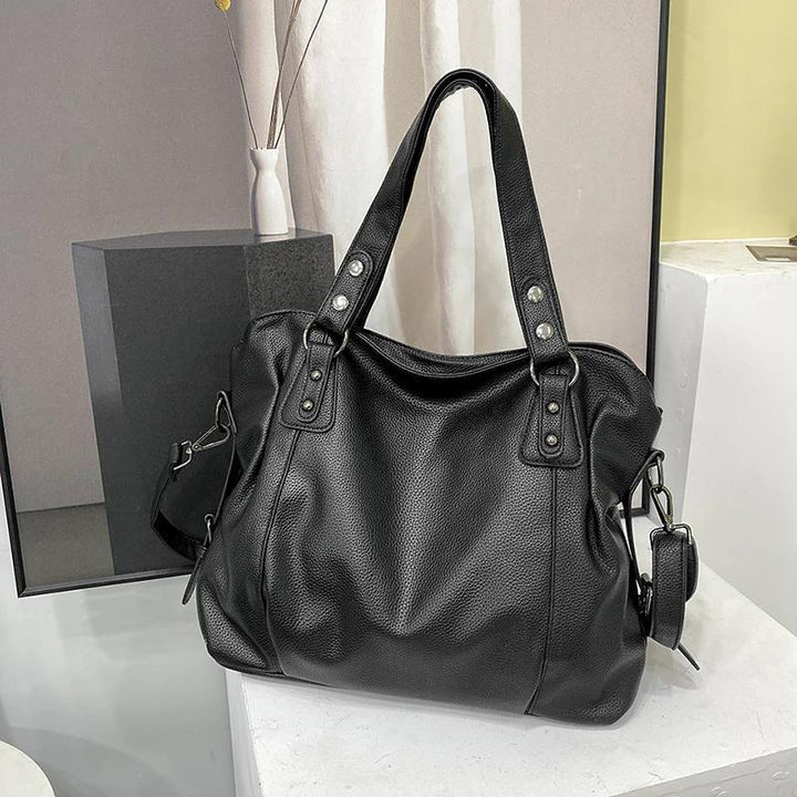 Drune | Luxe Lederne Damen Schultertasche