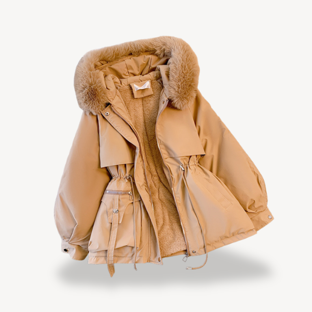 Drune | Damen Kunstfell gefütterte Parka Jacke