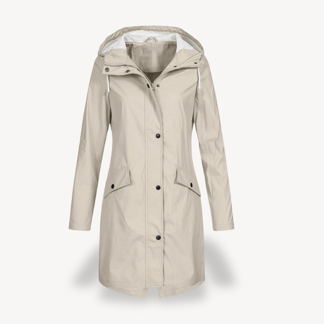 Drune | Damen wasserdichte Kapuzenjacke