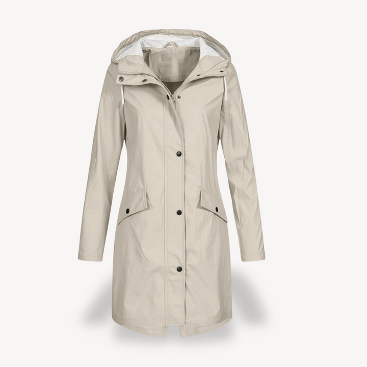 Drune | Damen wasserdichte Kapuzenjacke