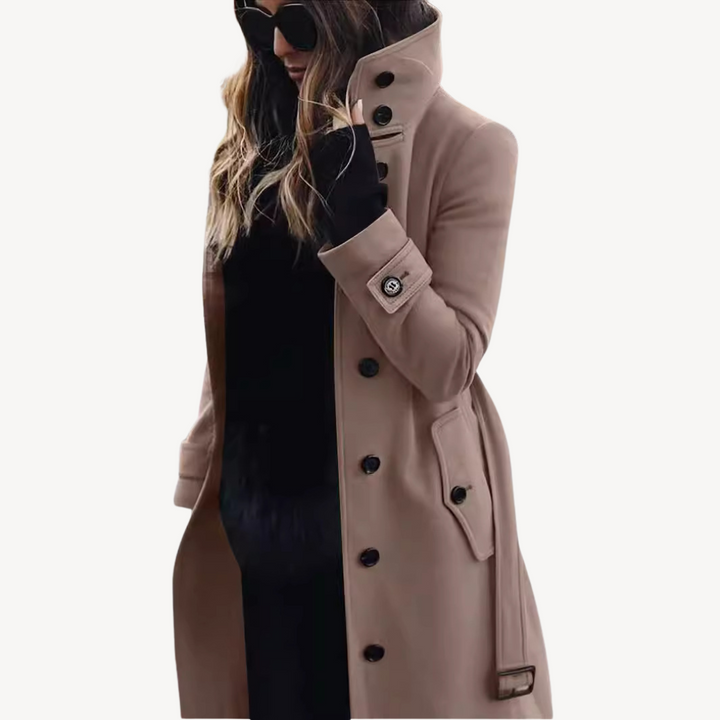 Drune | Damen Wollmischung Trenchcoat