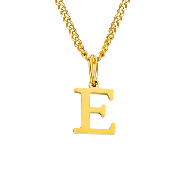 Drune | Buchstaben All Match 14k Edelstahl Halskette