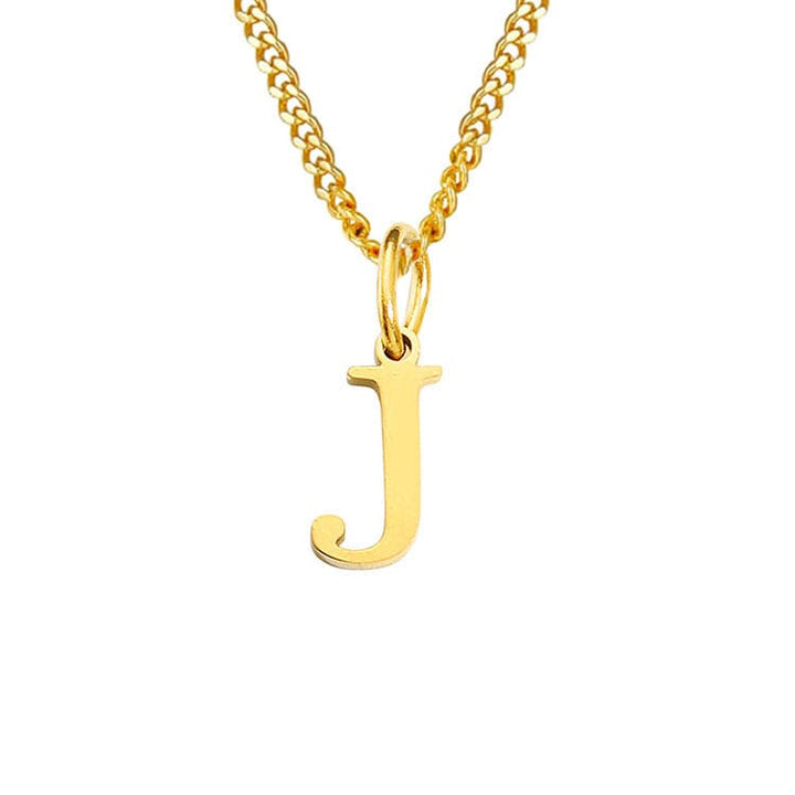 Drune | Buchstaben All Match 14k Edelstahl Halskette