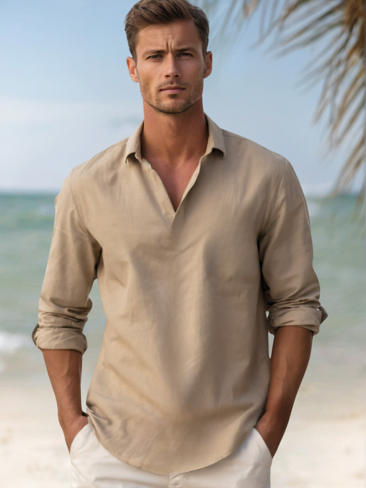 Drune | Luxe Leinenhemd Für Männer