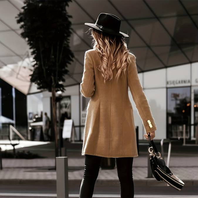 Drune | Damen Winterjacke Tailliert Doppelreihig