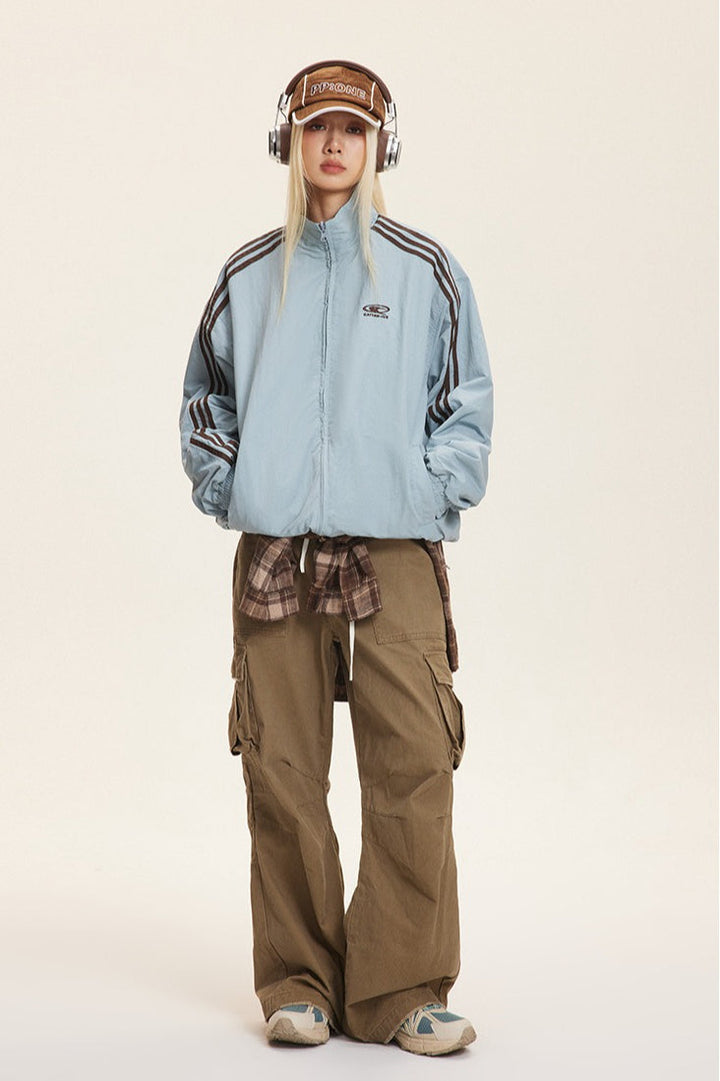 Drune | Stehkragen Farbkombination Jacke