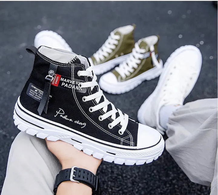 Drune | Sneaker High für Herren – Urbaner Stil und Legerer Komfort