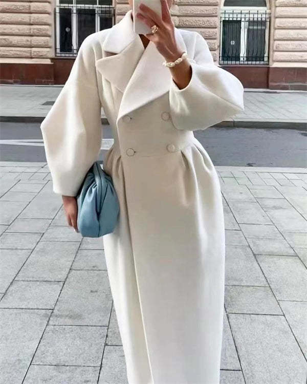 Drune | Vintage-Mantel mit Puffärmeln - Elegant und stilvoll