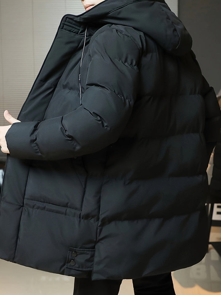 Drune | Herren Wintermantel mit Kapuze - Winddichter, gefütterter Parka für kalte Tage