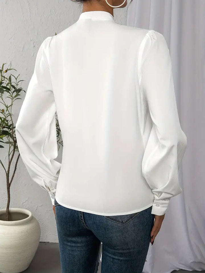 Drune Blouse | Elegantes langärmeliges Top/Bluse für Frauen