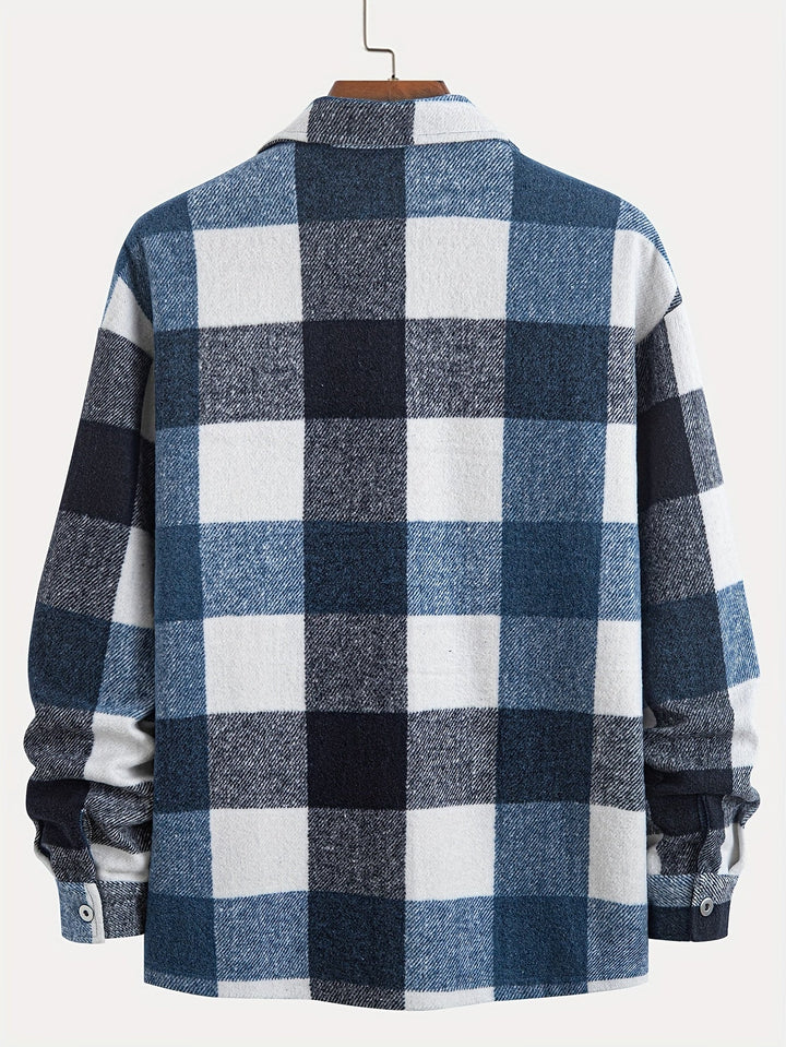 Drune | Karierter Hemdjacke Baumwolle Lässig und Trendy