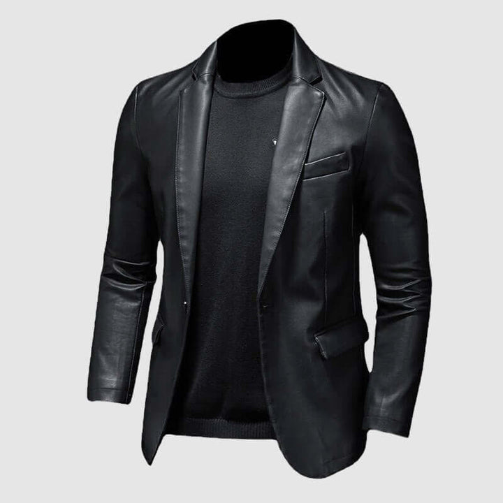 Drune | Herren Rohlederjacke