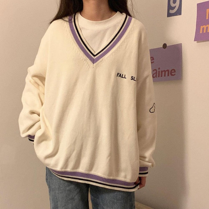 Drune | Damen Gemütlicher Strickpullover