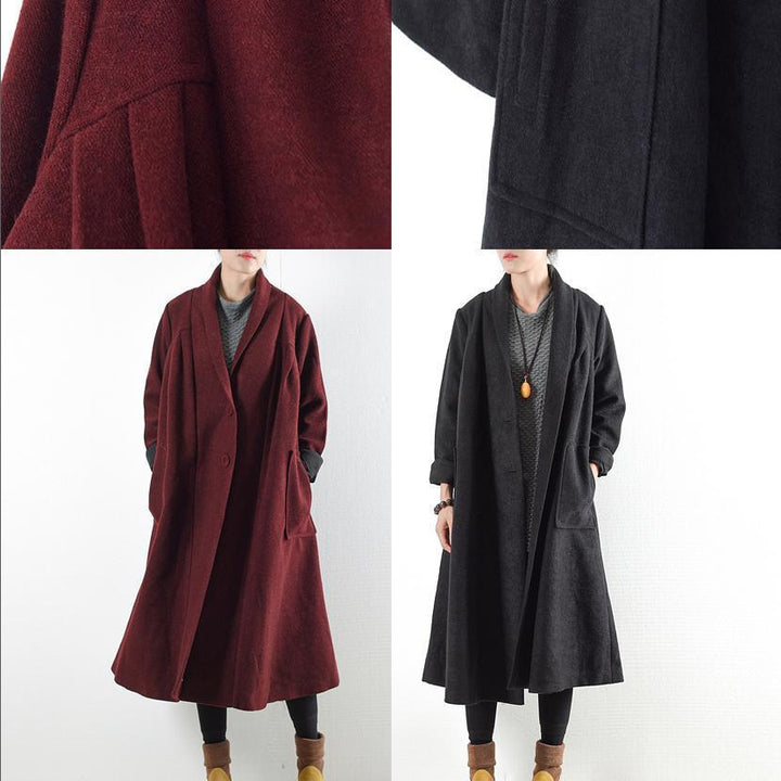 Drune | warme wollene Mäntel Überbekleidung 2025 Winteroutfits oversized Jacken lang