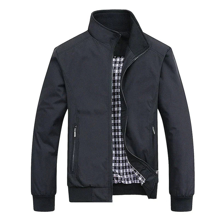 Drune | Herrenjacke mit Reißverschlussdetail