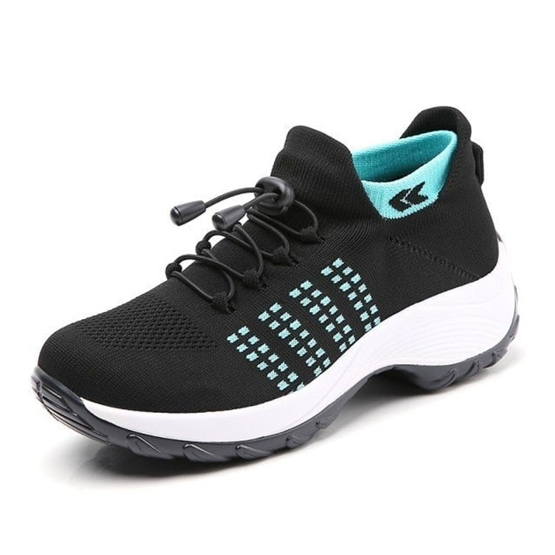 Drune | Atmungsaktive Slip on Sneakers Mit Verstellbaren Schnürsenkeln Für Damen
