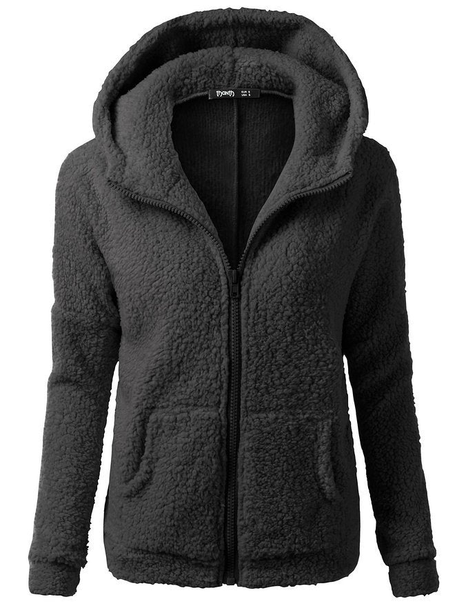 Drune | Weicher Fleece-Cardigan Schön & Warm & Vielseitig