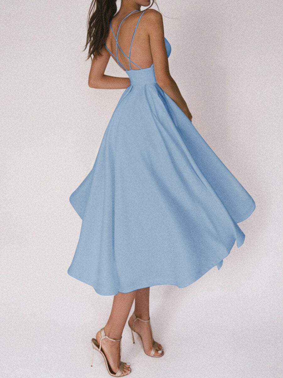 Drune | Dress - Stylish dress with V-neck for a Bohemian look