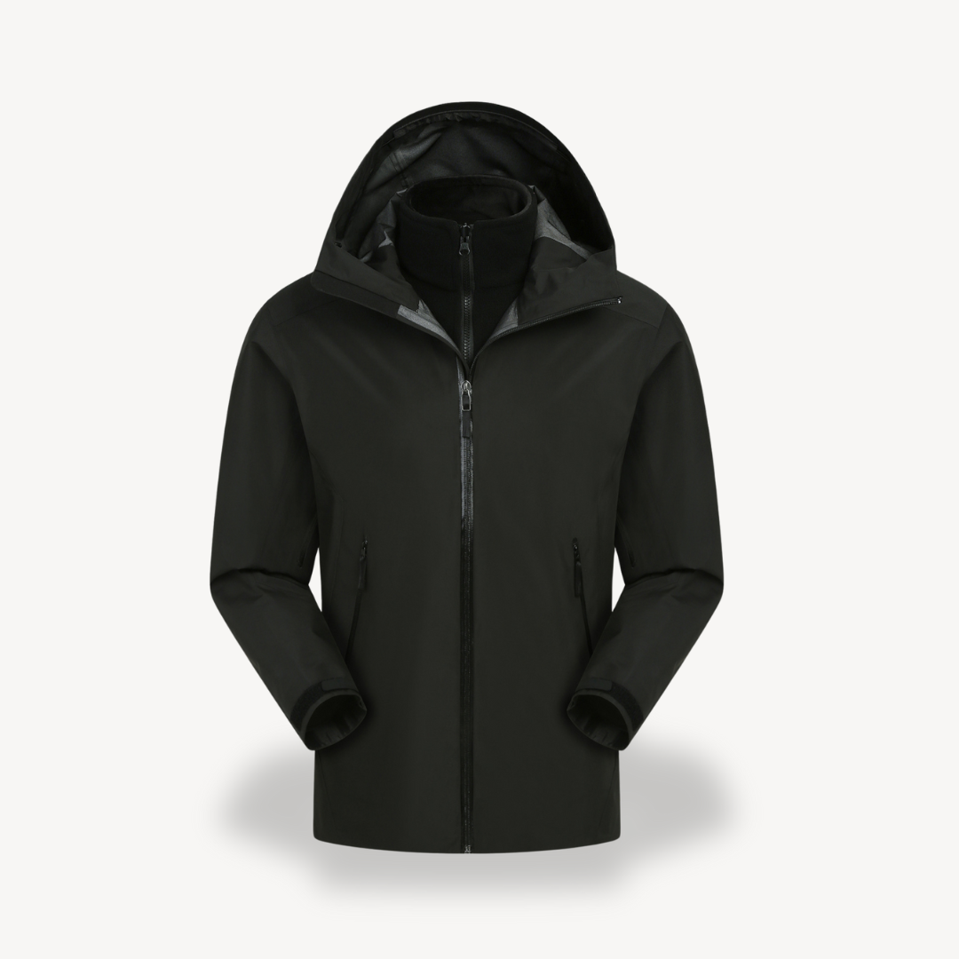 Drune | Unisex wasserdichte Regenjacke mit Kapuze