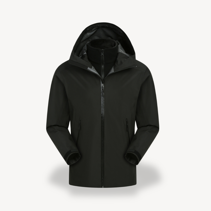 Drune | Unisex wasserdichte Regenjacke mit Kapuze