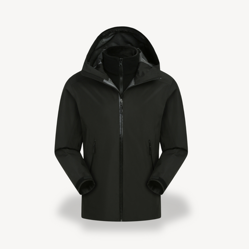 Drune | Unisex wasserdichte Regenjacke mit Kapuze