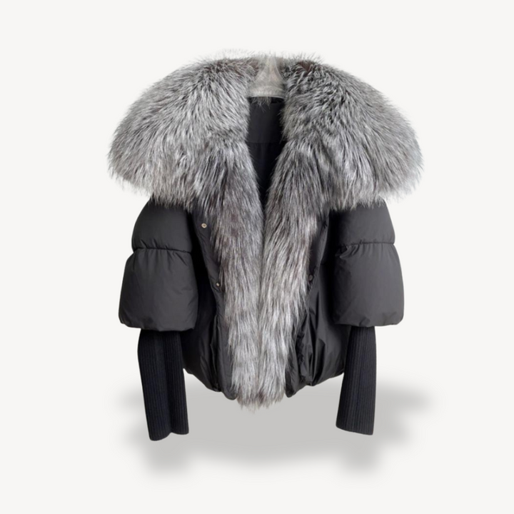 Drune | Damen Kunstpelz Pufferjacke