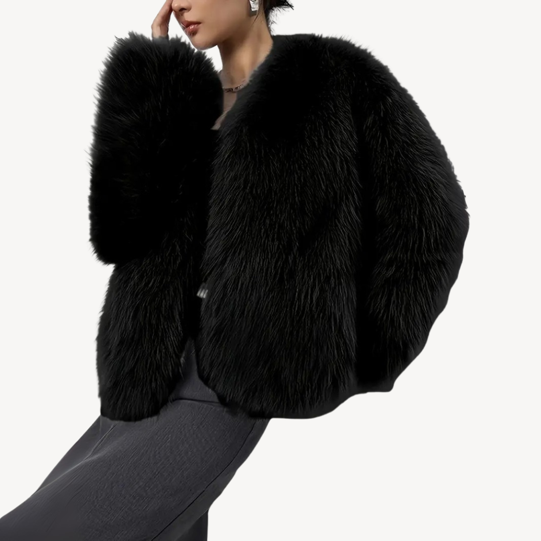 Drune | Damen Winterjacke Kunstpelz Mantel