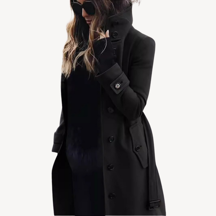 Drune | Damen Wollmischung Trenchcoat